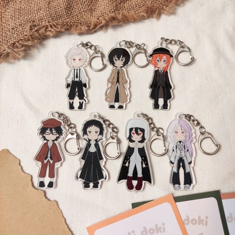 พวงกุญแจ Bungou Stray Dogs | สต็อกสุดท้าย (NO BAKAL RESTOCK AGAIN