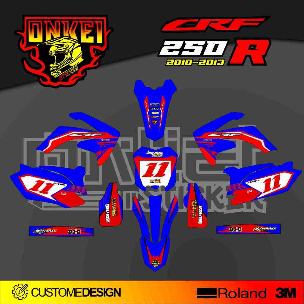 สติ๊กเกอร์ DECAL CRF 250 2010-2013 SC5