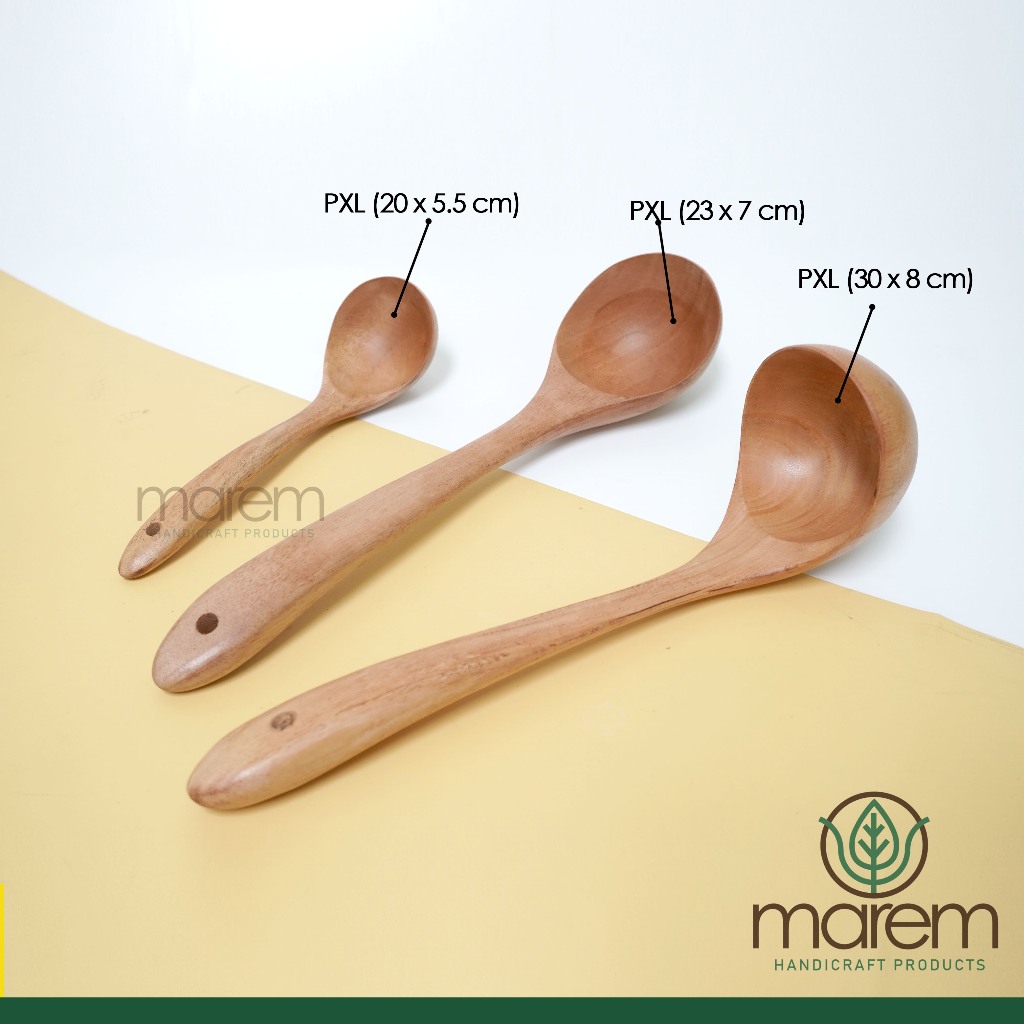 MAHOGNY WOOD VEGETABLE SPOON ผักไม้ SOUPOON| WOODEN SOUP SPOON 26 CM ราคา ถูกที่สุด ดีลบีเคเค แกลเลอรีภาพที่ 6