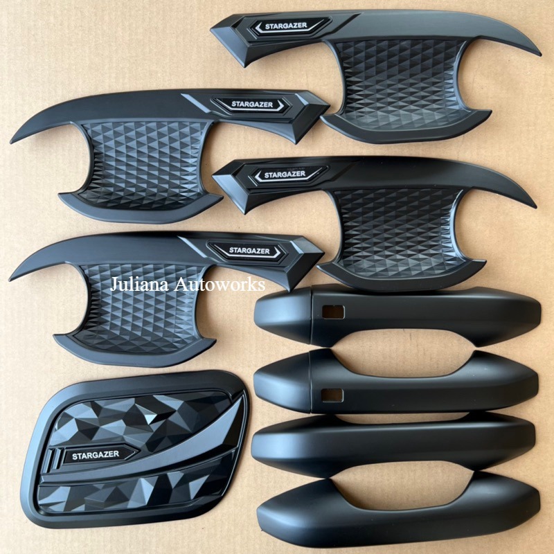 Hyundai Stargazer 2022 2023 UP Sporty Black Outer Handle Tank Cover Package
