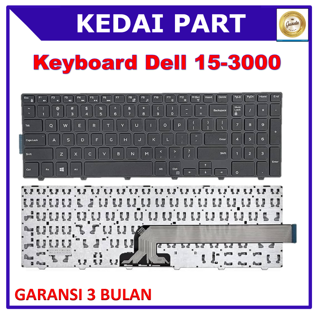 คีย์บอร์ด Dell 15-3000 5545 5547 15-5000 15-7000 P26E P39F P40F P63F