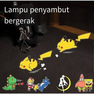 Lampu Bagus Sepeda Motor Mobil Listrik Baru/Lampu Kesopanan Mobil/Lampu Sorot Dinamis/Lampu Tirai Dinamis Kartun/Lampu Proyeksi Kartun/Lampu Penerangan Penuh Listrik/Lampu Sorot Bawah Induksi Otomatis/