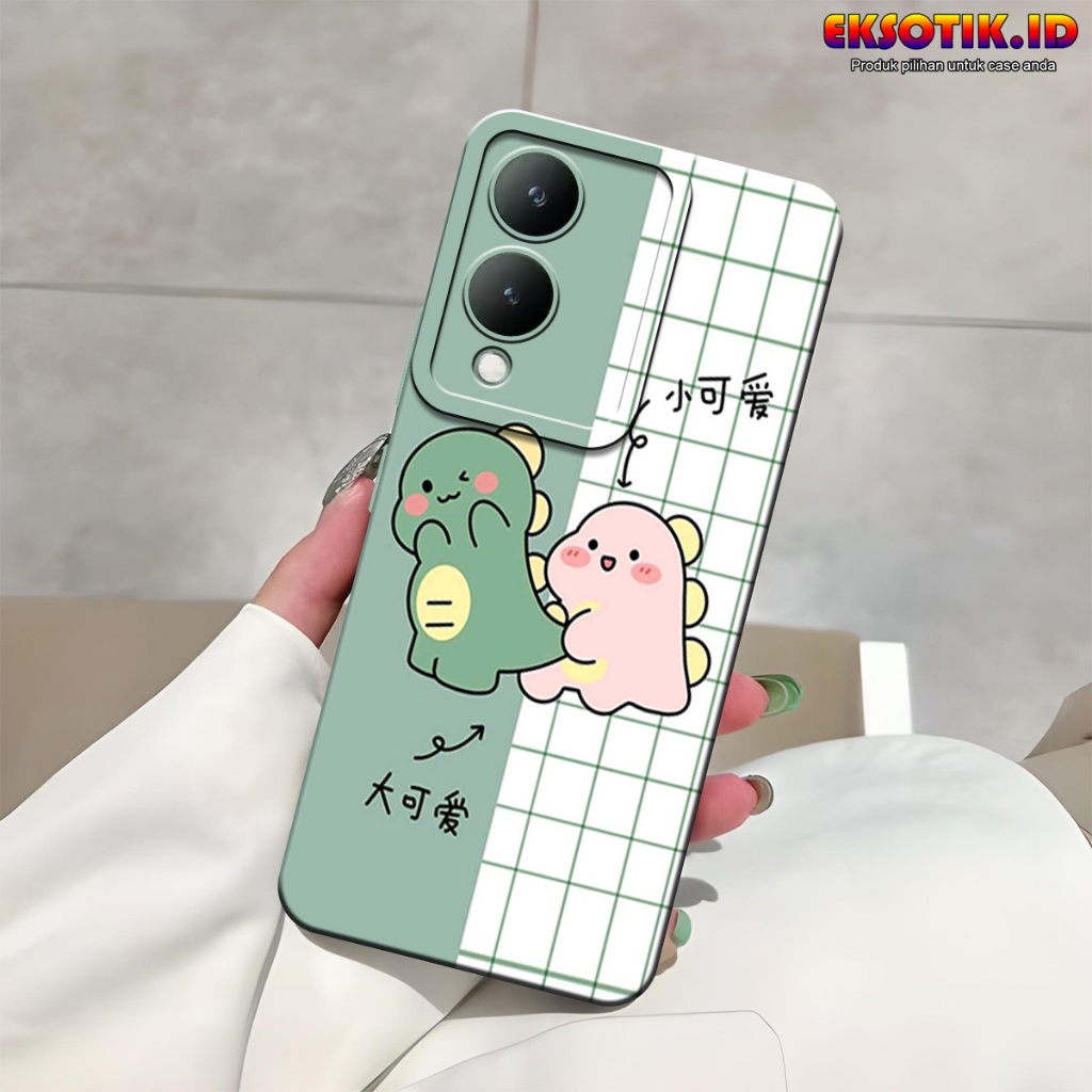 VIVO Y17S กรณี Eksotik.id VIVO Y17S ปลอก VIVO Y17S ซิลิโคนโทรศัพท์มือถือผิวอุปกรณ์เสริม Hardcase Sof