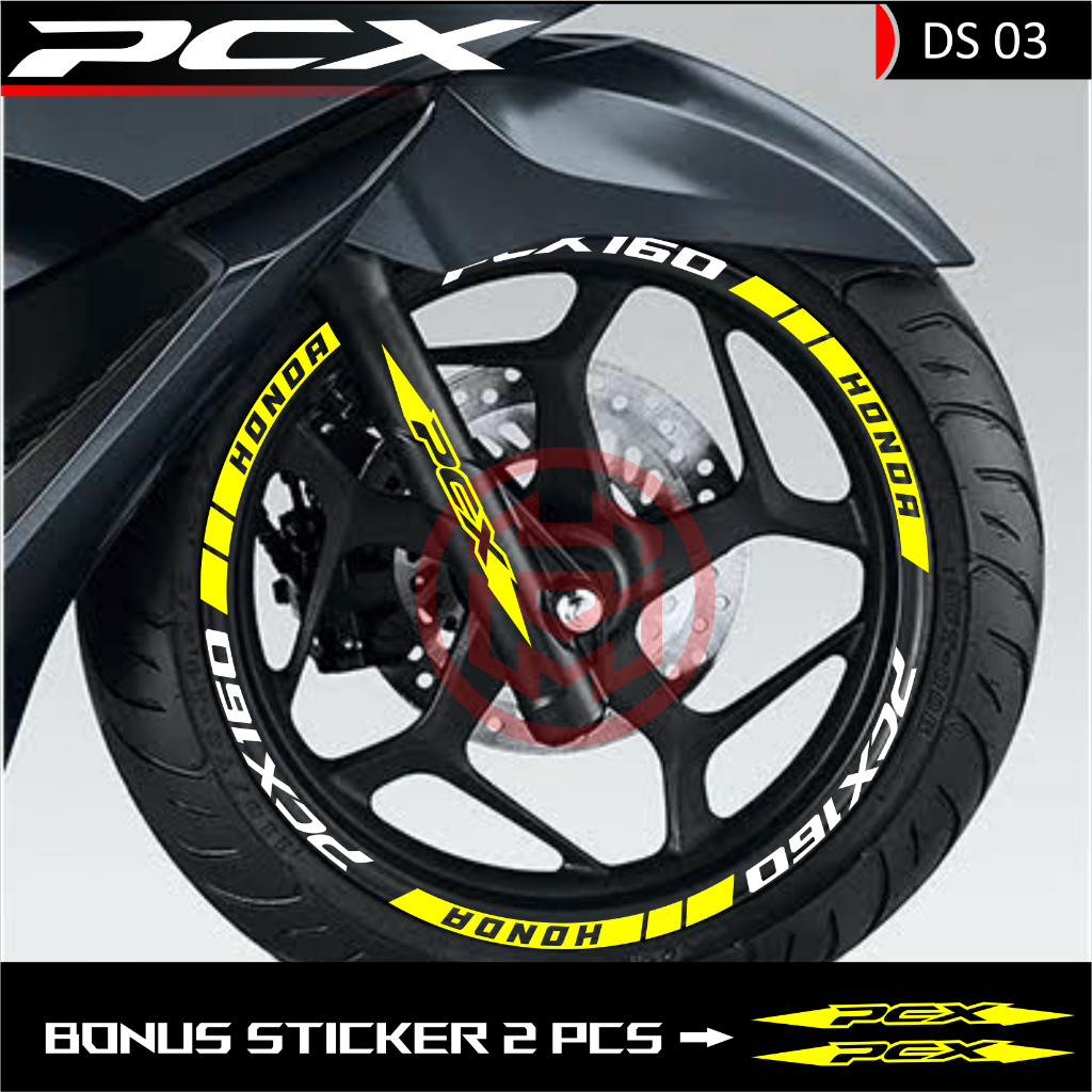 สติ๊กเกอร์ขอบ Pcx 150/160 ds03