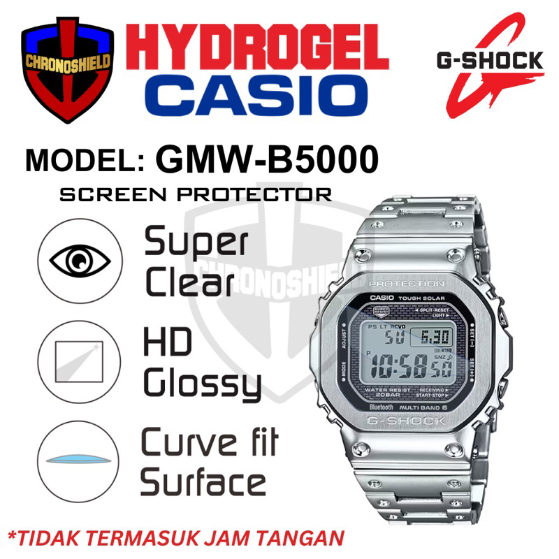 นาฬิกา Casio G-Shock GMW B5000 Hydrogel ป ้ องกันรอยขีดข ่ วน