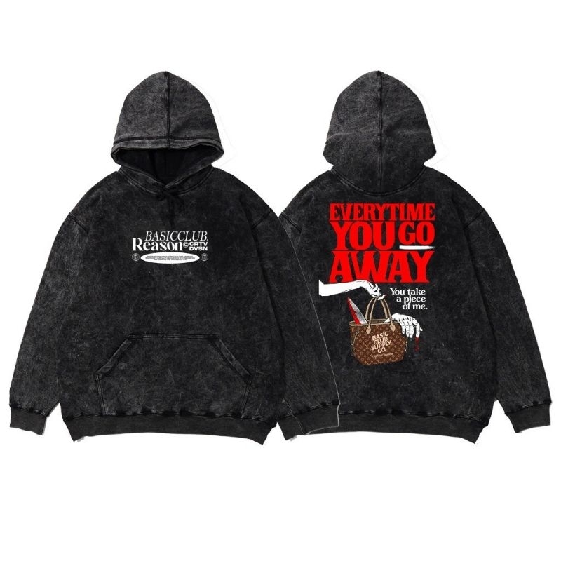 เสื้อสวมหัว HOODIE WASHING BASIC CLUB REASON CRTV DVSN || Original WASHING BASIC CLUB HOODIE