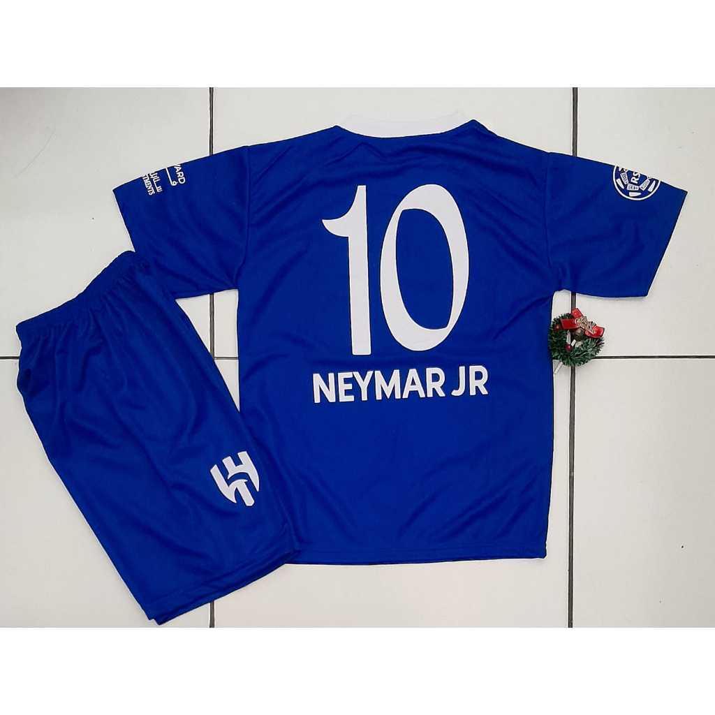 NEYMAR ALHILAL KIDS FOOTBALL JERSEY SET 2023/ 2024