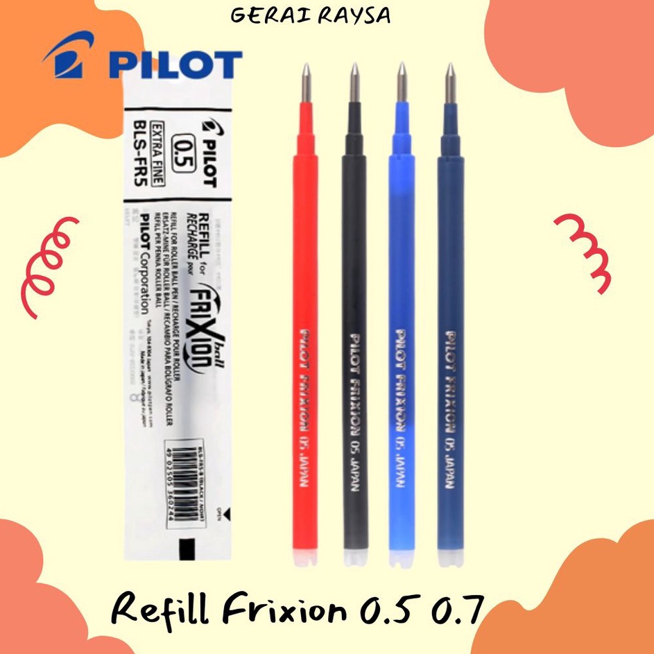 Pilot Frixion Clicker Refill 0.5 & 0.7 - ของแท้ 100%