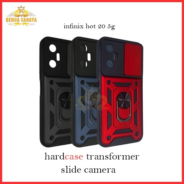 BC168 - HARDCASE TRANSFORMER SLIDE CAMERA INFINIX HOT 60 4G 60i HOT 60 PRO PLUS HOT 60 PRO 4G OT 50 