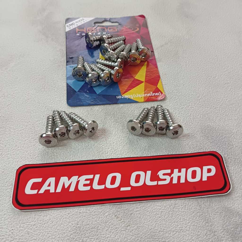 ORIGINAL HENG THAILAND SPIRAL SLASH FILTER BOX BOLT / SLASH MODEL FILTER BOX BOLT