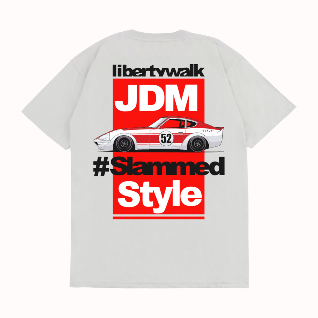 KRMK เสื้อยืด Unisex Distro เสื้อ JDM ภาพรถ DATSUN NISSAN FAIRLADY 30Z RZ34 LIBERTY WALK