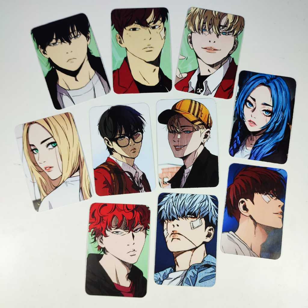 โฟโต้การ์ด Manhwa Webtoon Wind Breaker - Manhwa Card Jay Jo Minu Yoon Owen ตัวละคร