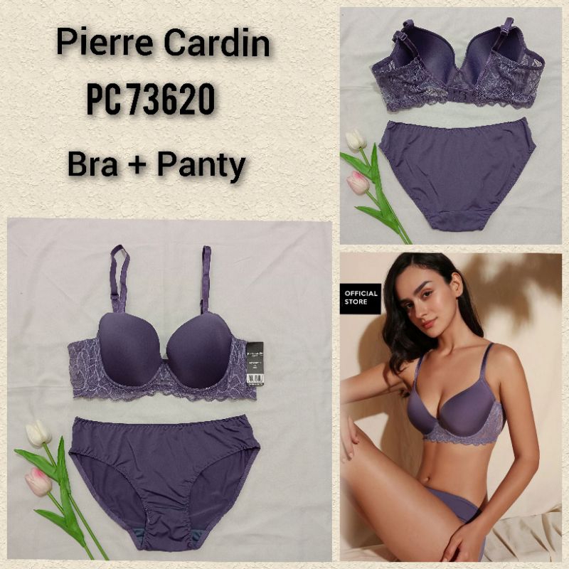 Pierre Cardin Medium Underwire Bra + กางเกงใน Size 32/34/36B