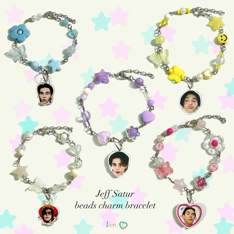 ☆ สร้อยข้อมือเสน่ห์ Jeff Saturn ☆