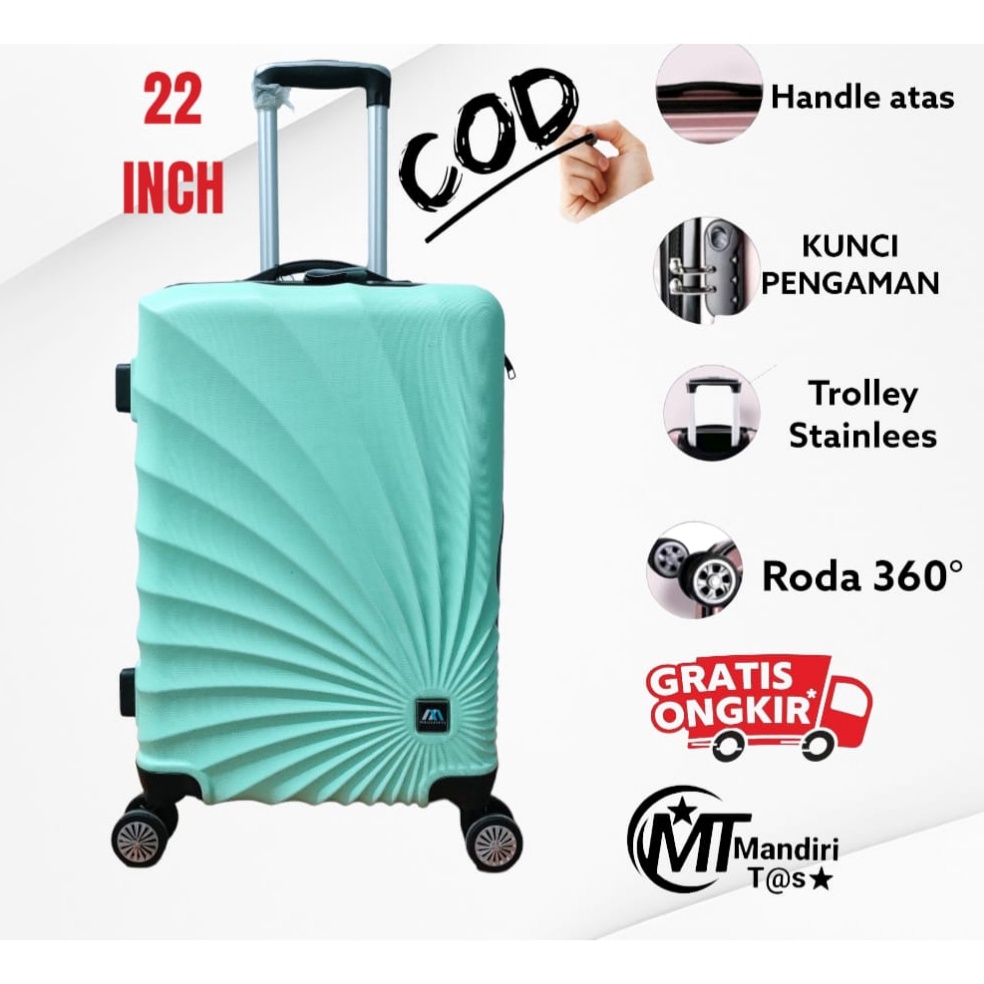 6.6 22 INCH SUITcase GENEVA 031 POLO SUITcase, DURABLE SUITcase, LARGE SUITcase, LUGGAGE SUITcase - 