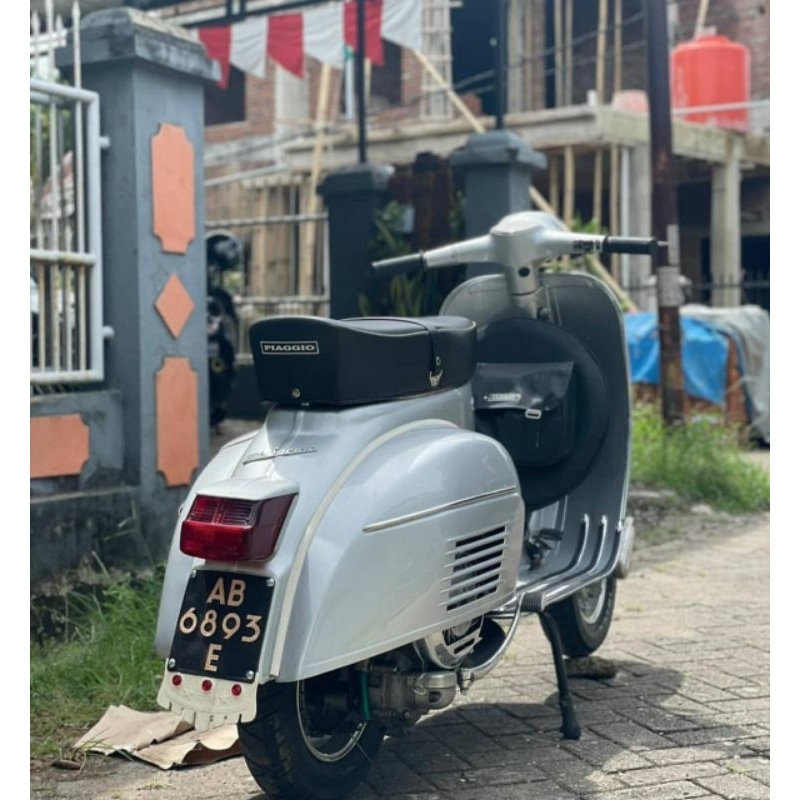 เบาะหนังโดยตรงยาว PIAGGIO vespa super sprint vbb px ฯลฯวัสดุหนังอัดอย่างดีรายละเอียดเดิมขายส่งขายปลีก