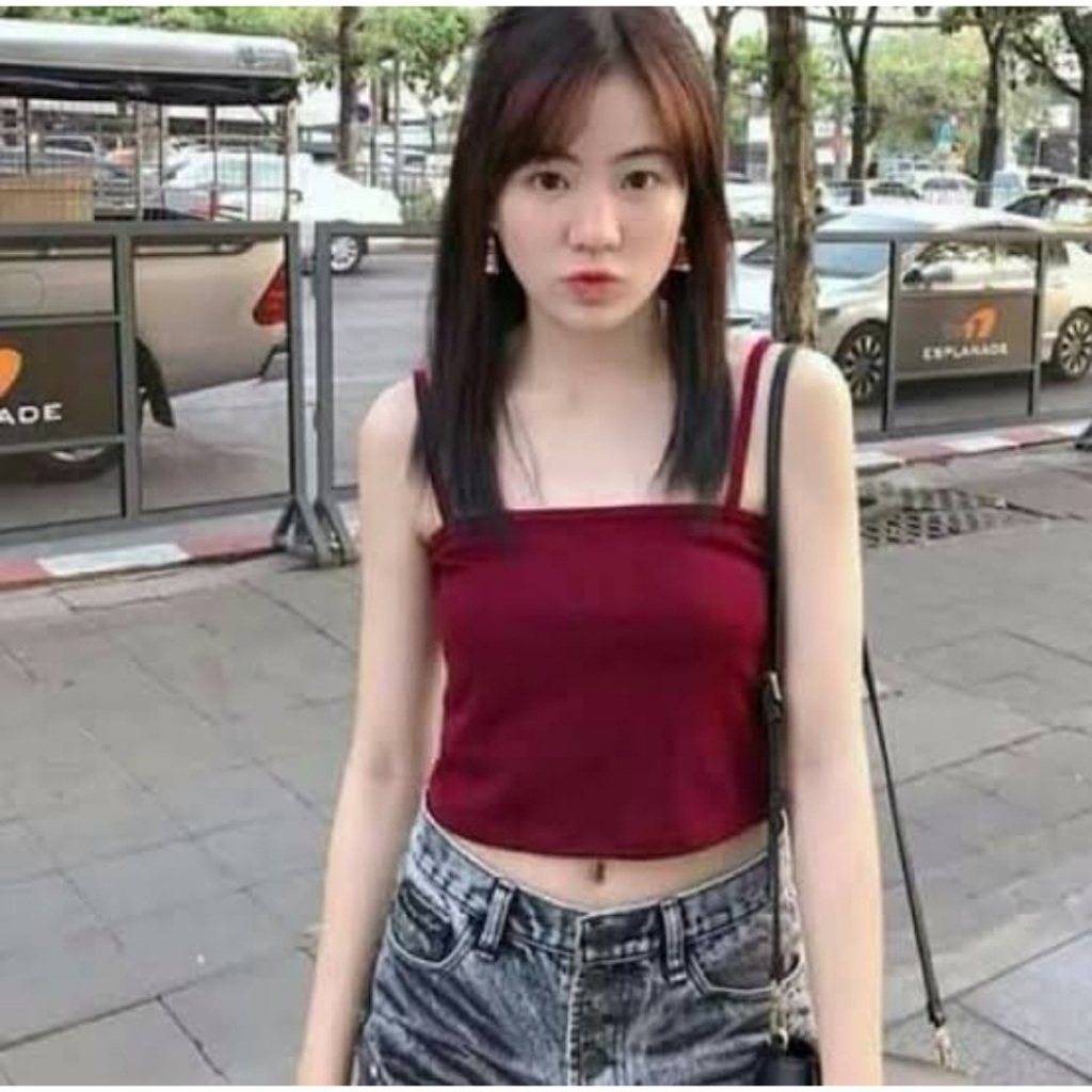 LATEST DAILYWEAR SQUARE CROP ผู้หญิง TANKTOP