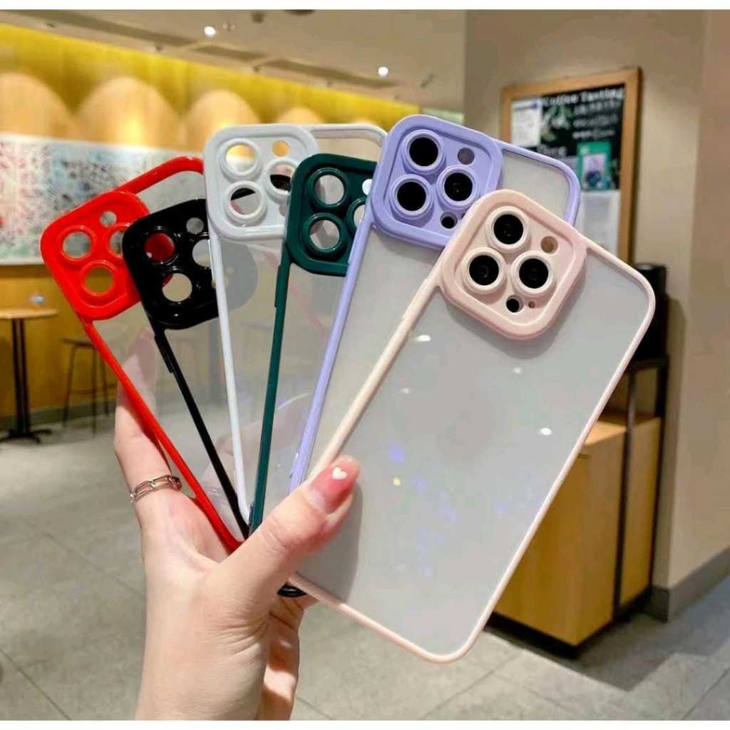 Softcase กล้องปกป้อง 2 in 1 Vivo Y20 Y12S S1 S1 PRO V15 V17/V19 V20 V20 SE V21E 4G V21 (5G) V23 5G V