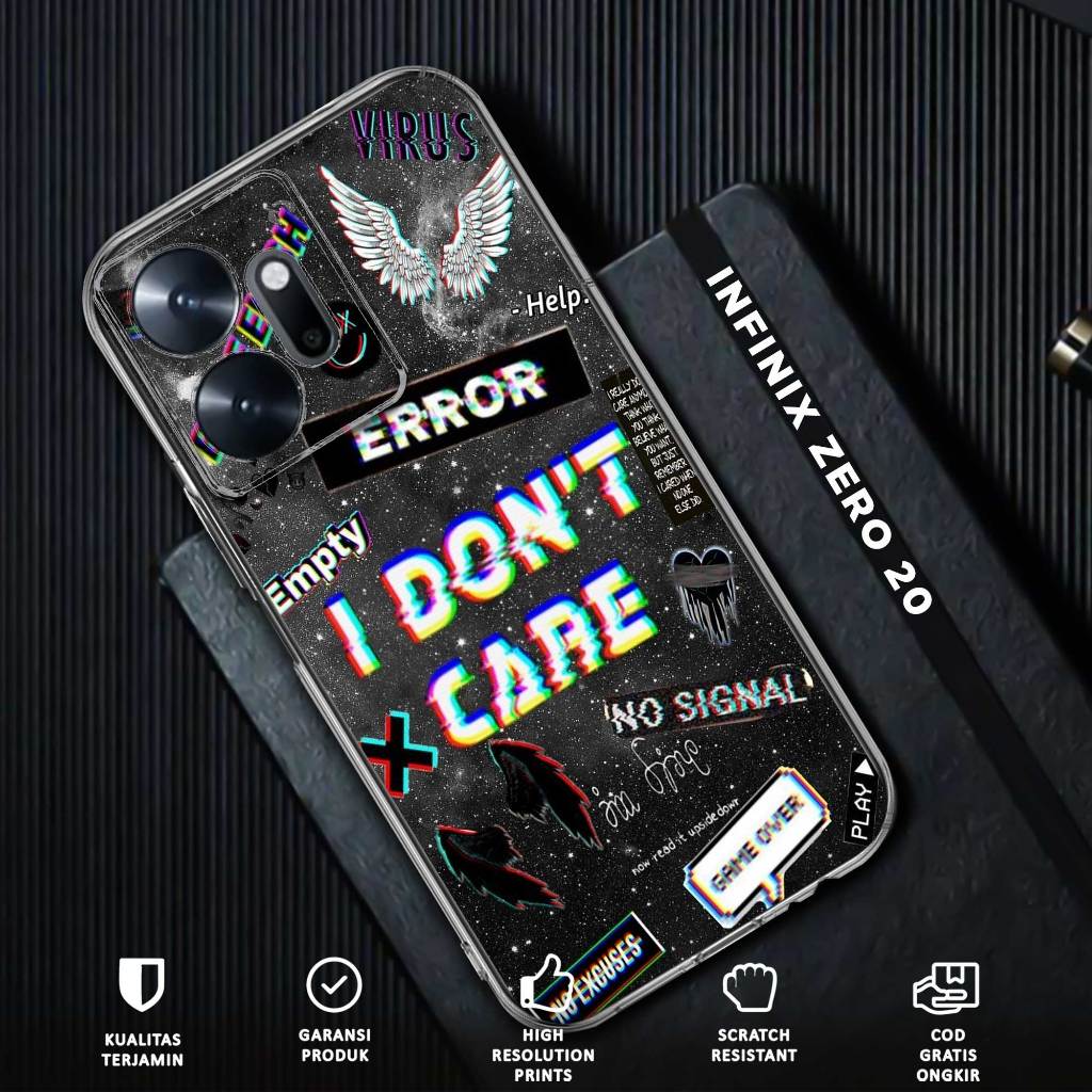 เคส HP Infinix Zero 20 - เคส Infinix Zero 20 - POSTERBAND Motif - Premium Softcase - เคสมือถือ - เคส