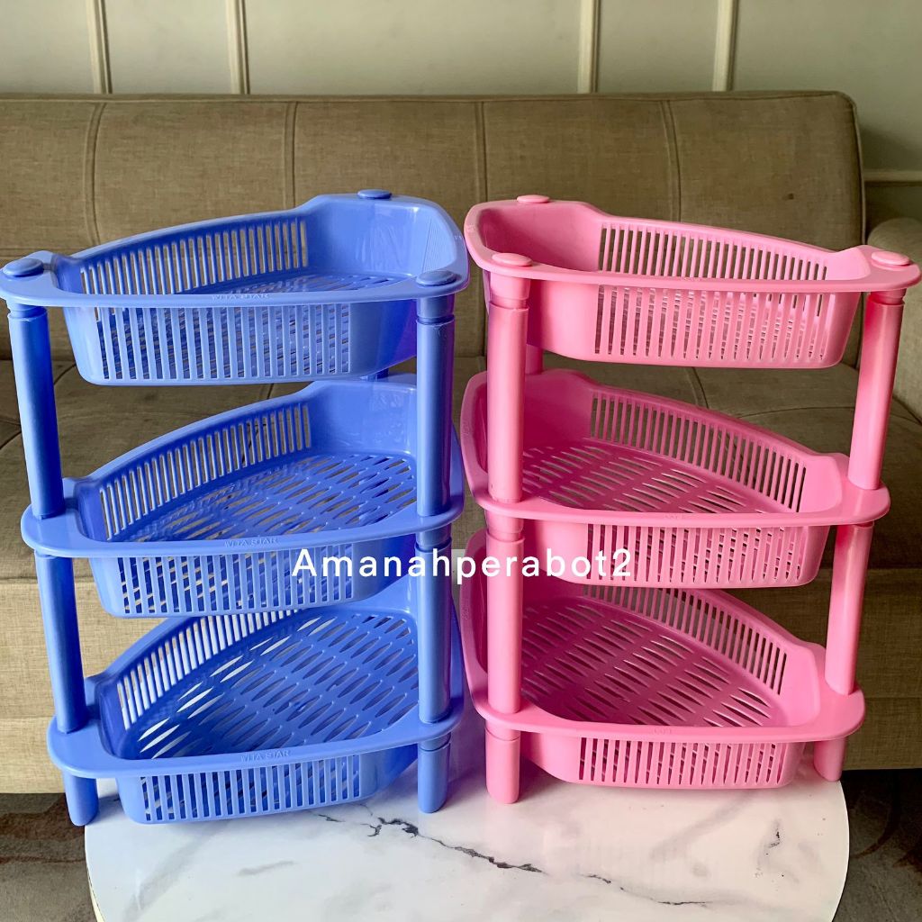 CORNER SHELF TRIANGLE SHELF SQUARE SHELF KITCHEN SHEICE SHELF 3-LAYER MAKEUP SHELF