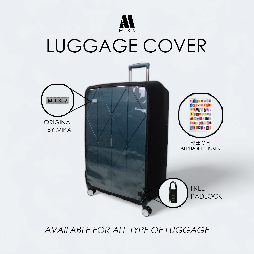 มิก้า | Clear TRANSPARENT SUITcase COVER MIKA MATERIAL LUGGAGE COVER AMERICAN TOURISTER ARGYLE EXPAN