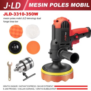 live JLD MESIN POLES MOBIL MOTOR 440W  POLISHER 5 INCH Alat Disc Disk kaca motor J3310 SPONS DAN PEMBERSIH MOBIL  disch polisher bor tembok besi kayu 2in1