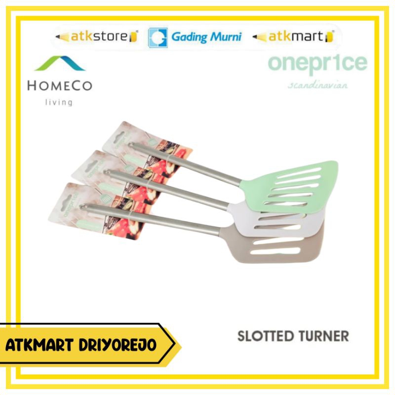 ONEPRICE SLOTTED TURNER NYLON & STAINLESS WJ3133.DWOP - SPATULA