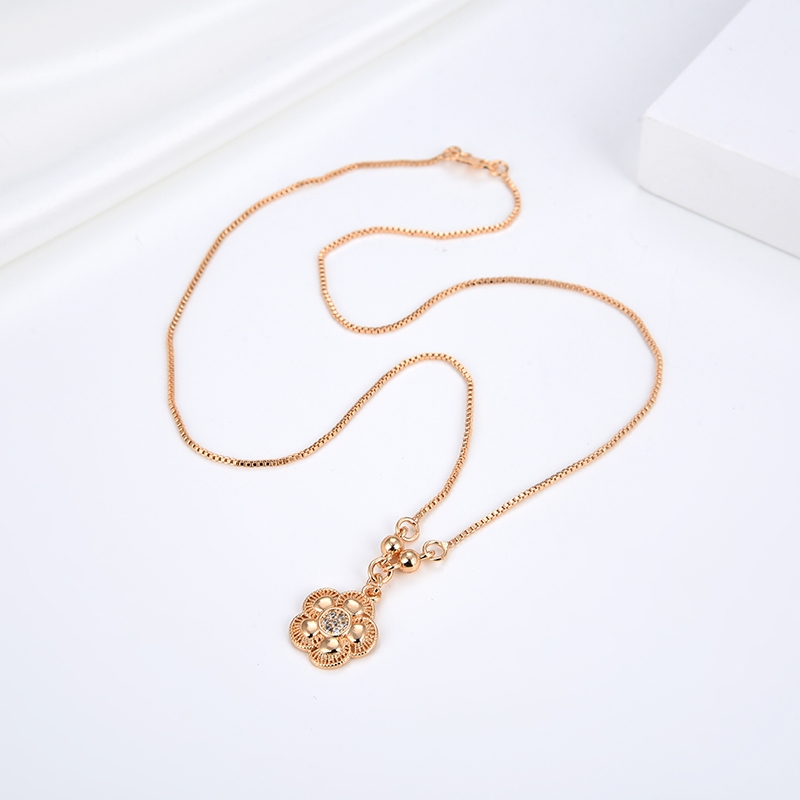 Hyl Jewelry สร้อยคอไทเทเนียม 67n สําหรับผู้หญิง เงินแท้ ทอง ยาว หนุ่มสาว และทนต่อการซีดจาง