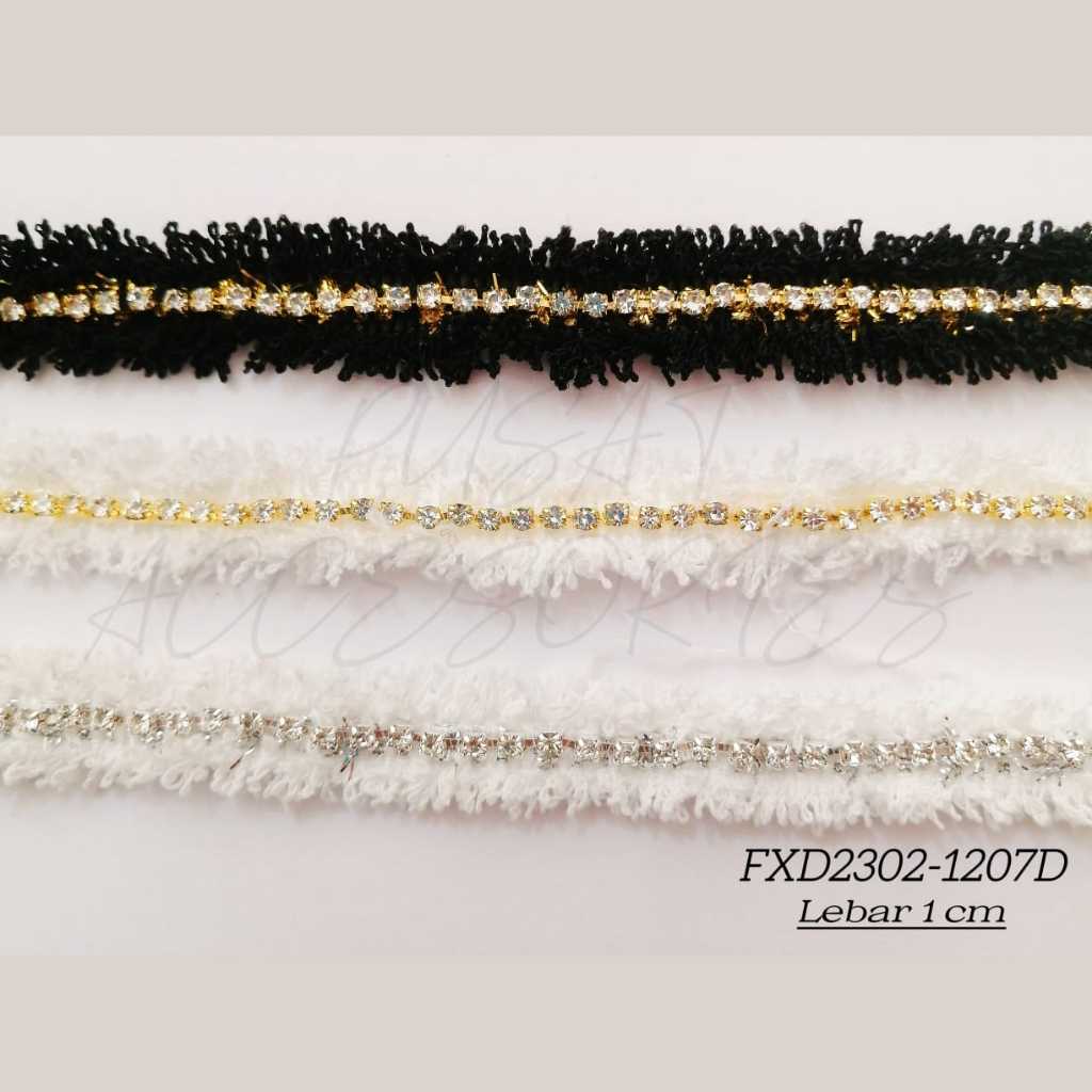 อุปกรณ์เสริมสายรัดลูกไม้สําหรับรองเท้าแตะและรองเท้าต่อ 2 เมตร 1207D