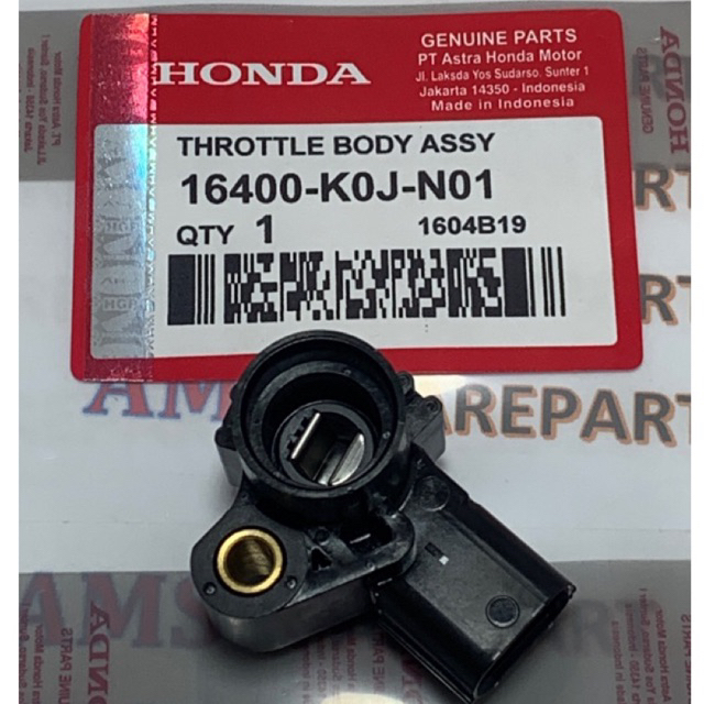 TPS SENSOR HONDA GENIO BEAT NEW K1A SCOOPY K2F VARIO 160 K2S 16400- K0J-NO1
