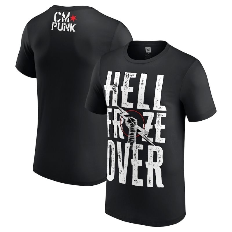 เสื้อยืด Wwe CM PUNK HELL FROG OVER