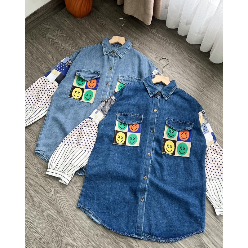 SMILE BKK DENIM SHIRT