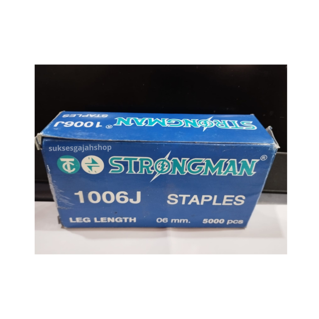 ลวดเย็บกระดาษ STRONGMAN เนื้อหา 1006J 6MM / ลวดเย็บกระดาษเนื้อหา 6 MM 1006 J