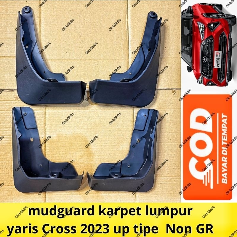 พรมโคลนบังโคลน Yaris cross 2023 2024 2025 2027 Type gr Sport & non gr