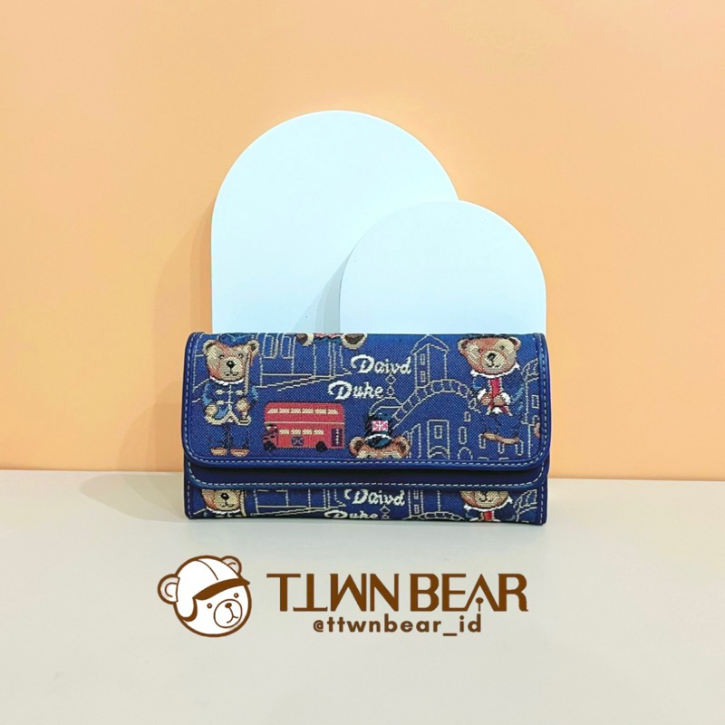 Ttwn BEAR TT-1032 กระเป๋าสตางค์ พร้อมกล่อง TTWNBEAR
