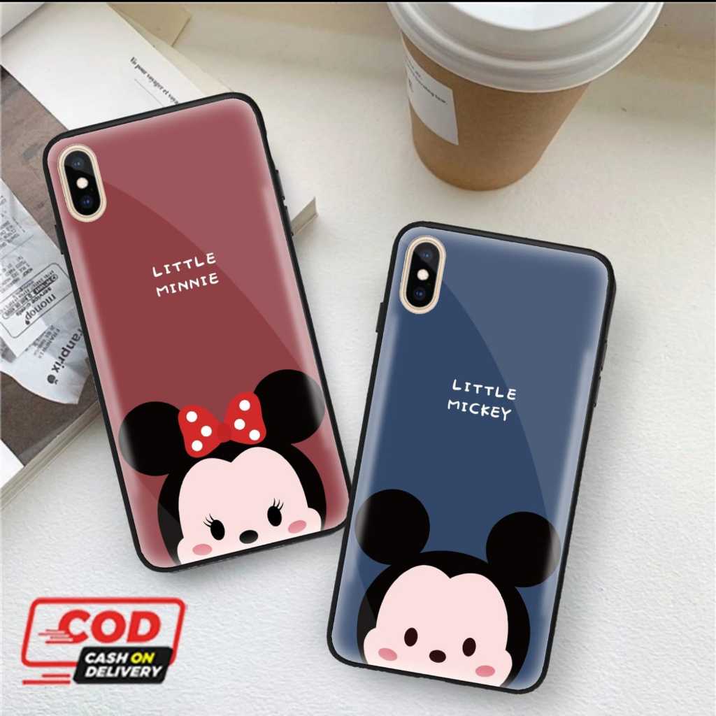 XIAOMI MI NOTE 3, MI MAX 2 PREMIUM SOFT CASE GLASS MOTIF TSUM MICKEY MOUSE