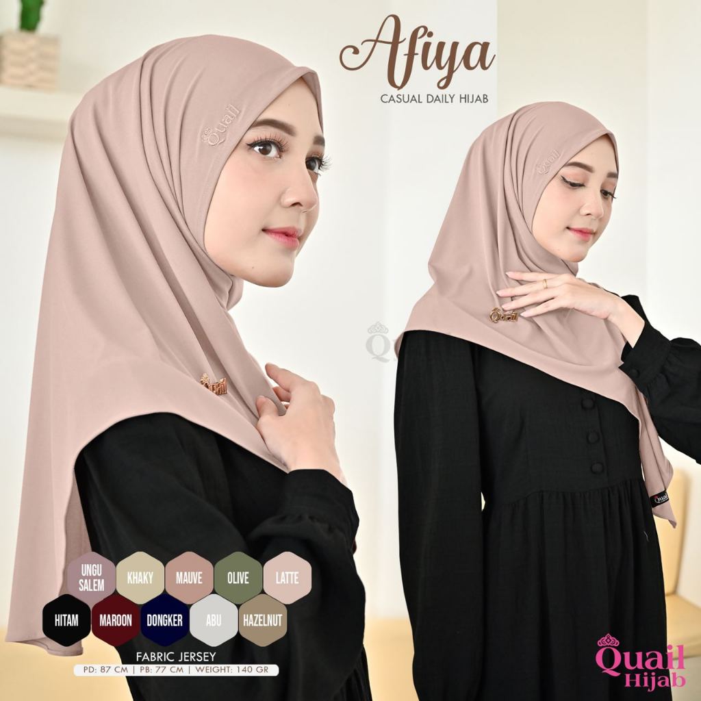 Afiya Jilbab 2in1 New Hijab Instant Daily