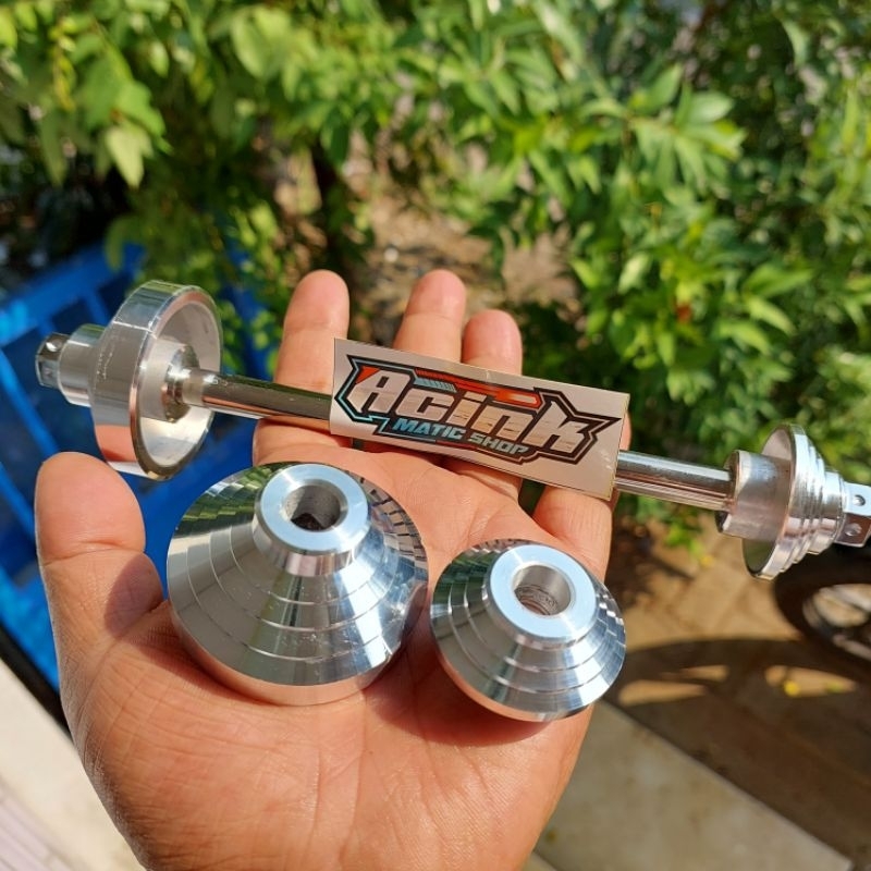 Fiz R Vega Jupiter Z ชุดเพลาหน้าและหลัง Bushing Bosh Tromol ด้านหน้าด้านหลัง Fiz R Vega