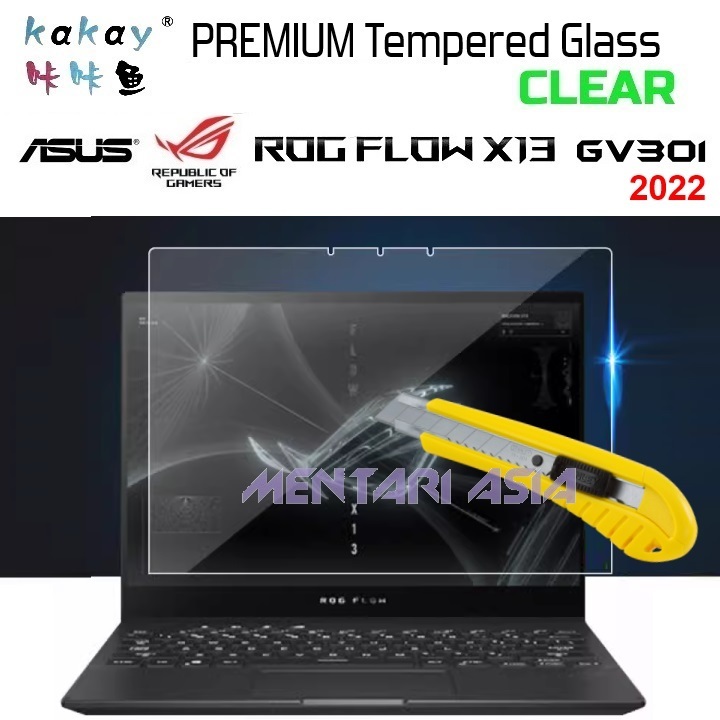กระจกนิรภัย ASUS ROG FLOW X13 GV301 2022 - KAKAY Premium CLEAR