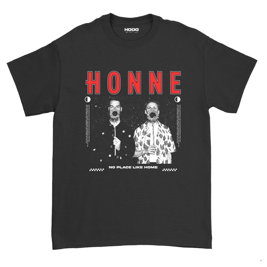 เสื้อยืดวง Honne No Place Like Home Music Merch Honne Pop Tee