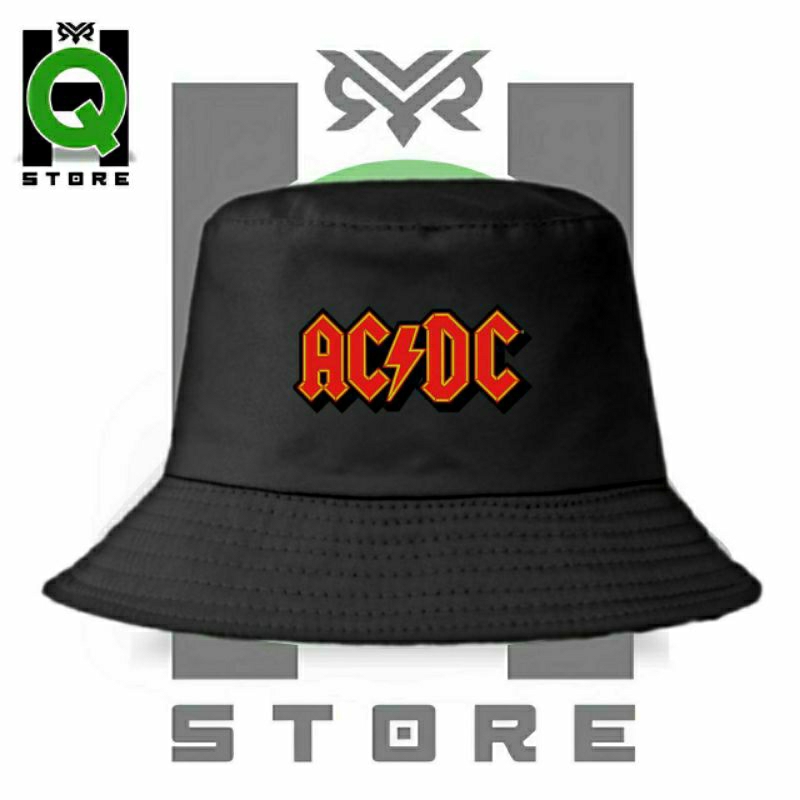หมวกบักเก็ต ACDC Premium Bucket Hat หมวกบักเก็ตกลางแจ้ง หมวกผู้ชาย หมวกบักเก็ตผู้หญิง เดินทาง