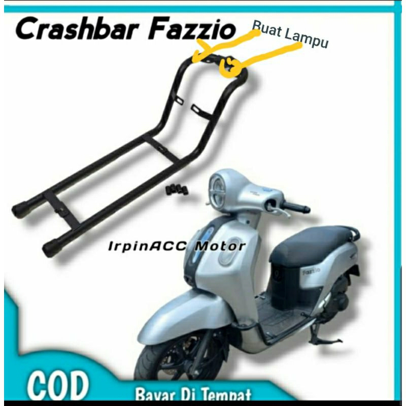 Crashbar Ples ไฟหน้ารถจักรยานยนต์ Mount Fazzio Tubular Fazio Body Protector