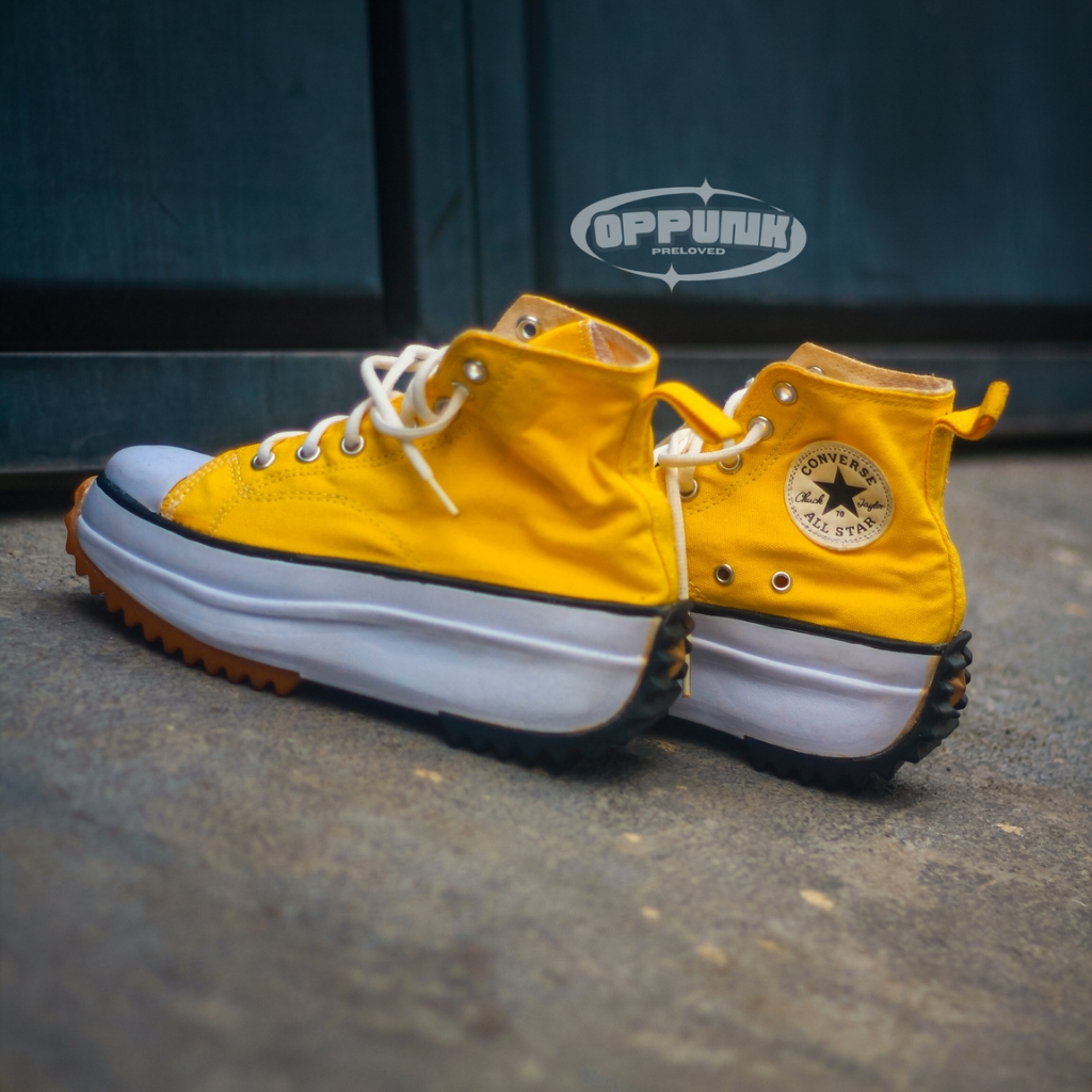 Converse RUN STAR HIKE รองเท้า สําหรับผู้หญิง สีเหลือง