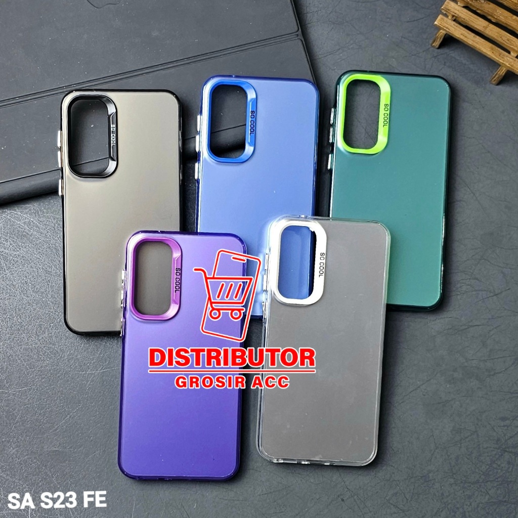 SAMSUNG S23 FE CASE IMD HYBRID PLATE HOLOGRAM CASE SOCOOL SAMSUNG S23 FE SC-1