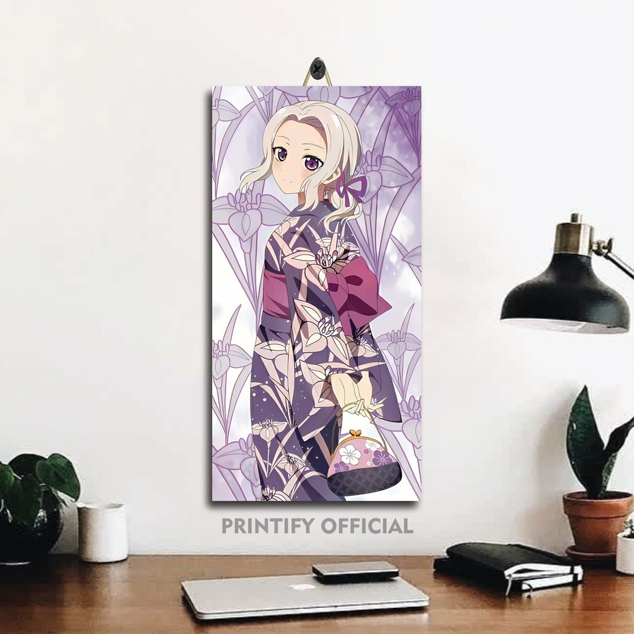 Waifu Kanojo Mo Kanojo Room Poster 15X30 / Printify Official / Waifu Kawaii Kanojo Mo Kanojo ภาพโปสเ