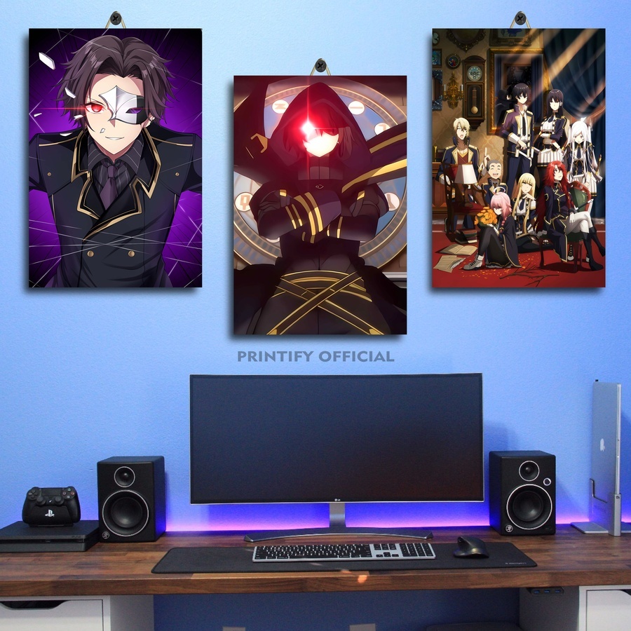 ตกแต่งห้องอนิเมะ Waifu Kage Picture No Jitsuroyokusha Ni Naritakute 20X30 | สินค้า Printify| Waifu K