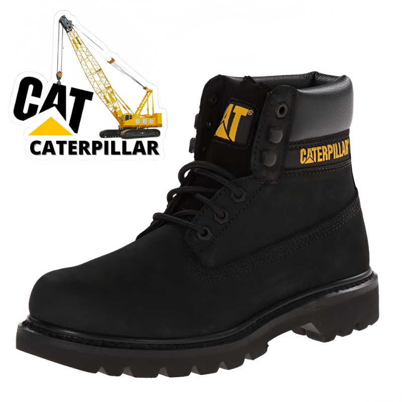 รองเท้าเซฟตี้ผู้ชายรองเท้า Ourdoor รองเท้า CATERPILLAR SBY HIGH Iron Toe วัสดุสังเคราะห์