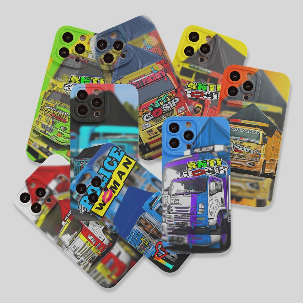 SOFTCASE TRUCK OLENG - TO04 - READY สําหรับ IPH 5 6 6S 6S PLUS 6 PLUS 7 8 7 PLUS X XS XS MAX XR 11 1