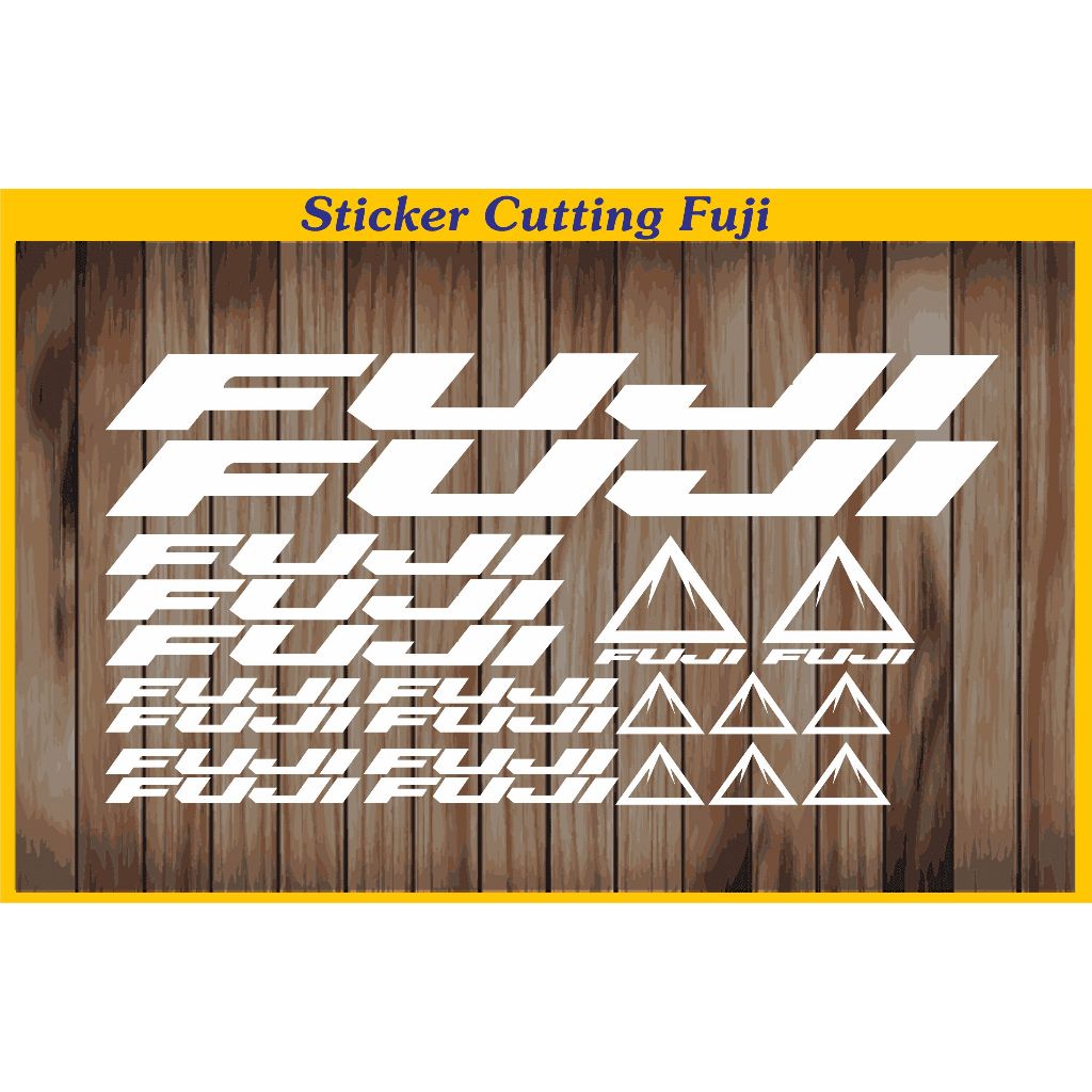 Fuji Bicycle cutting Pack Sticker - สติ๊กเกอร์รูปลอกจักรยาน