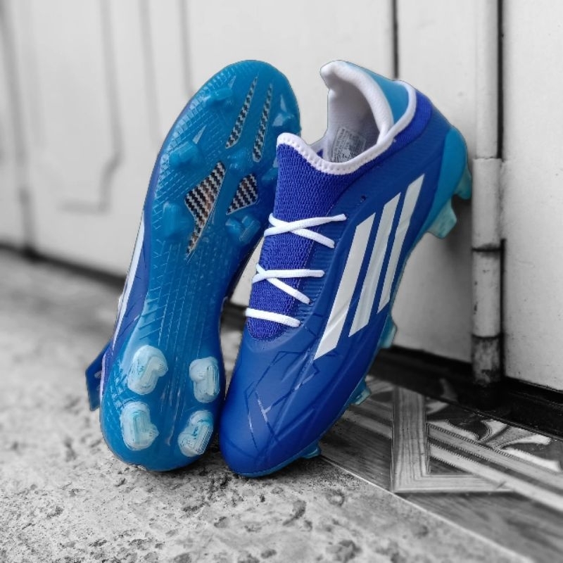 Adidas Predator X Adizero Blue Semiboot รองเท้าฟุตบอล จัดส่งฟรี!!!